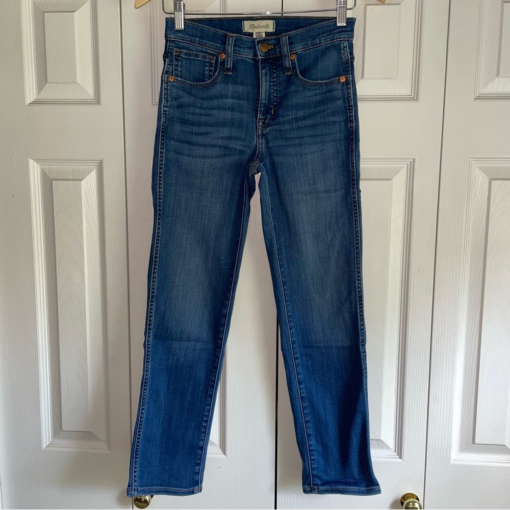 Madewell mid -rise stovepipe  Jean size 24/L26